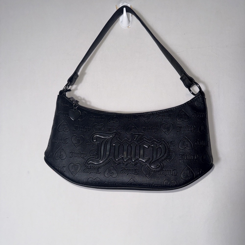 Juicy Couture  Women's Liquorice Shoulder Bag Handbag Black NWT‎